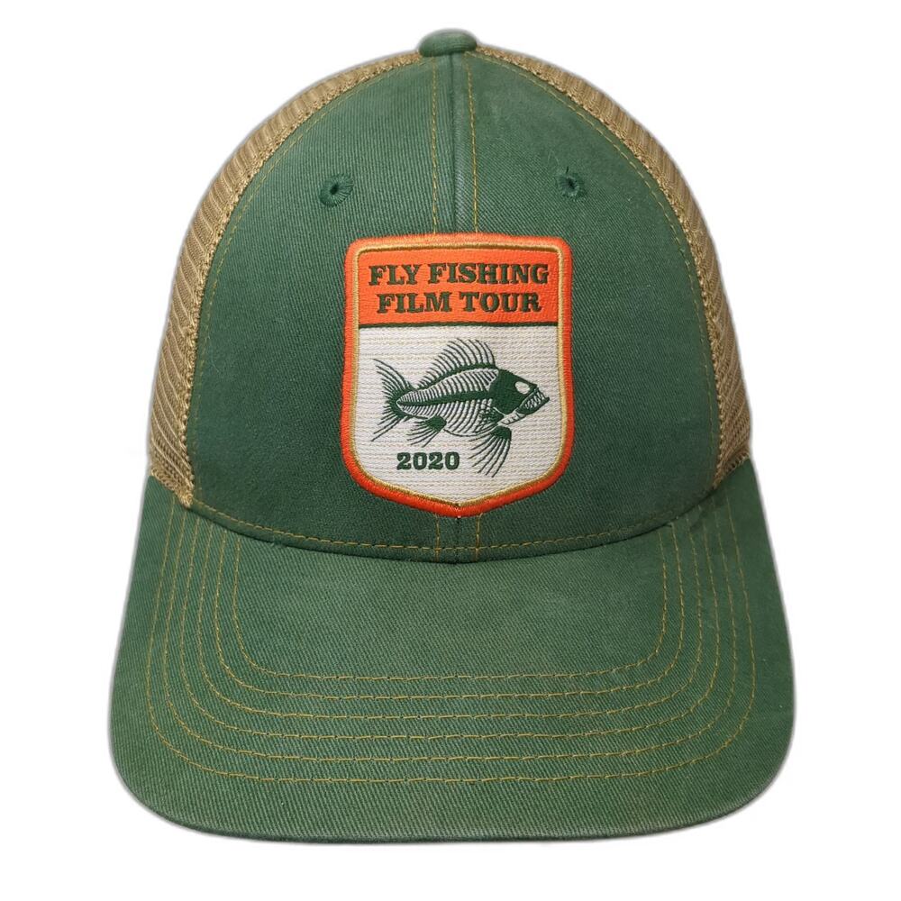 Costa Baseball Cap Green One Size Fly Fishing Film Tour 2020 Patch Mesh Hat